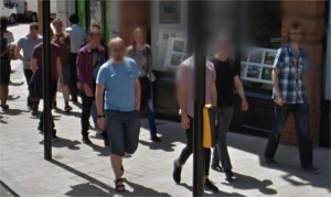Angi und Arbeitskollegen auf Google Earth