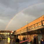 Regenbogen überm Sainsbury's